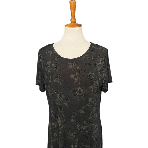 NWT Vintage Y2K 90s Witchy Whimsical Whimsigoth Goth Dark Romantic Maxi Dress - Picture 2 of 7